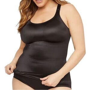 Catherines Black Firm Control Shaping Cami